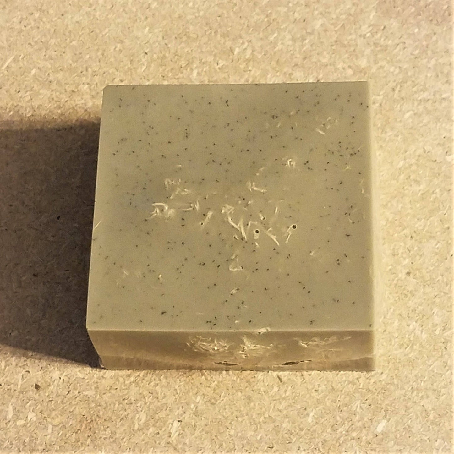 Peppermint & Tea Tree Loofah Foot Scrub Soap | Vegan Exfoliating Soap | French Green Clay | Natural Therapeutic Detox Soap | 4.9 oz