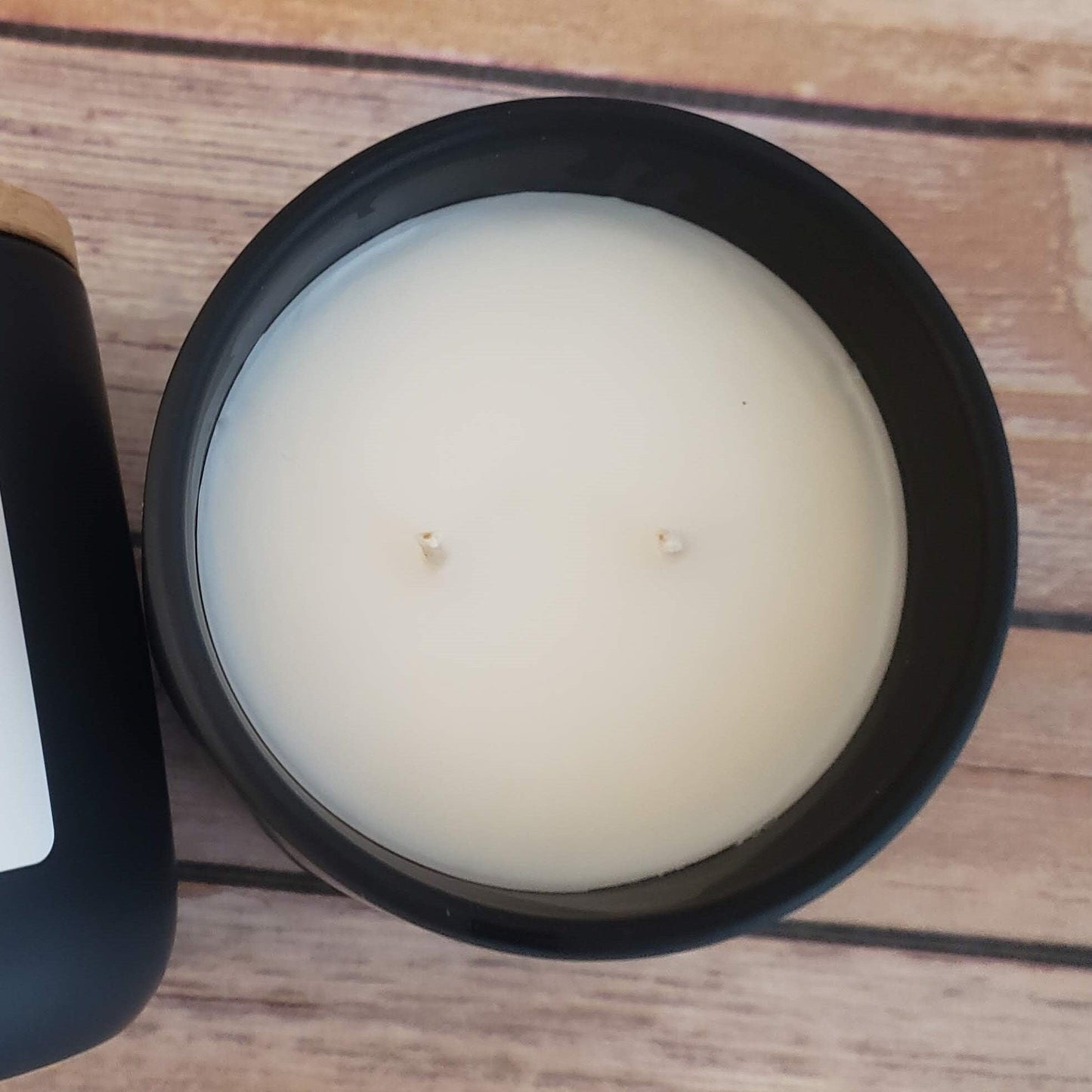 Black Amber & Plum Soy Blend Candle | Ivy Creek No 24 | Black Nordic Ceramic Tumbler | Hand Poured | 12 oz | Double Wick | Small Batch