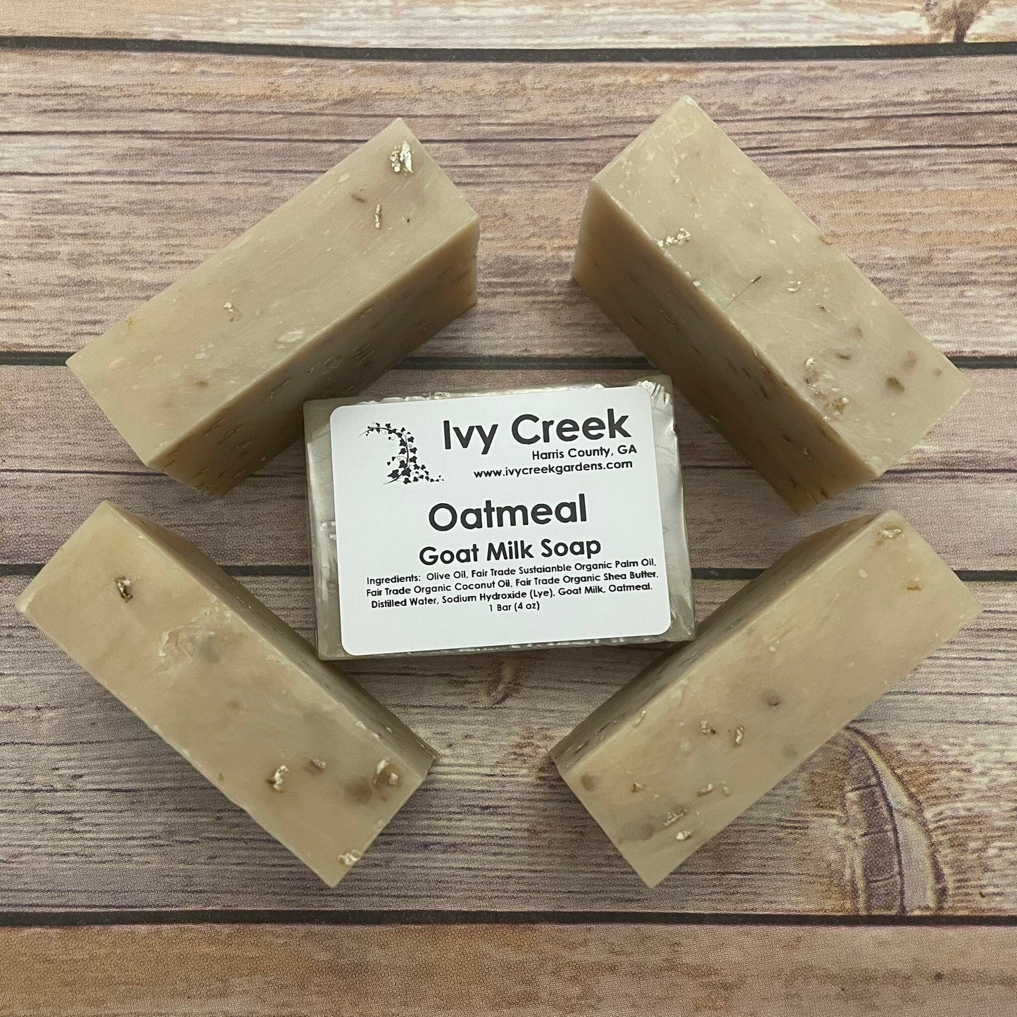 Ivy Creek Oatmeal Goat Milk Soap | Gentle and Unscented Natural Soap | Nourishing Soap Bar - 4 oz