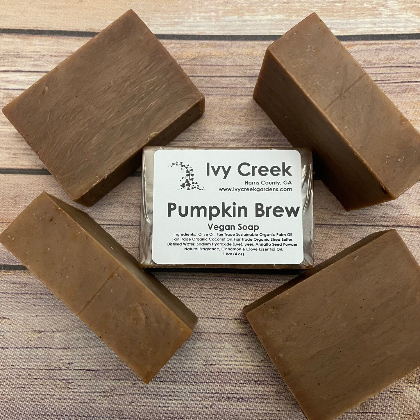 Pumpkin Brew Bar Soap | Spicy Pumpkin Beer Autumnal Soap | Luxurious Moisturizing Natural Soap | Handcrafted | Small Batch | 4 oz bar