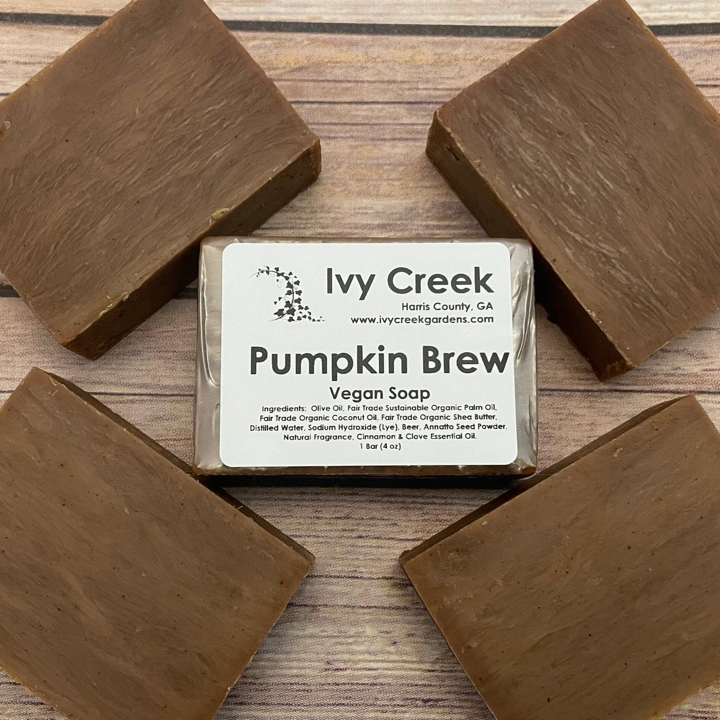 Pumpkin Brew Bar Soap | Spicy Pumpkin Beer Autumnal Soap | Luxurious Moisturizing Natural Soap | Handcrafted | Small Batch | 4 oz bar