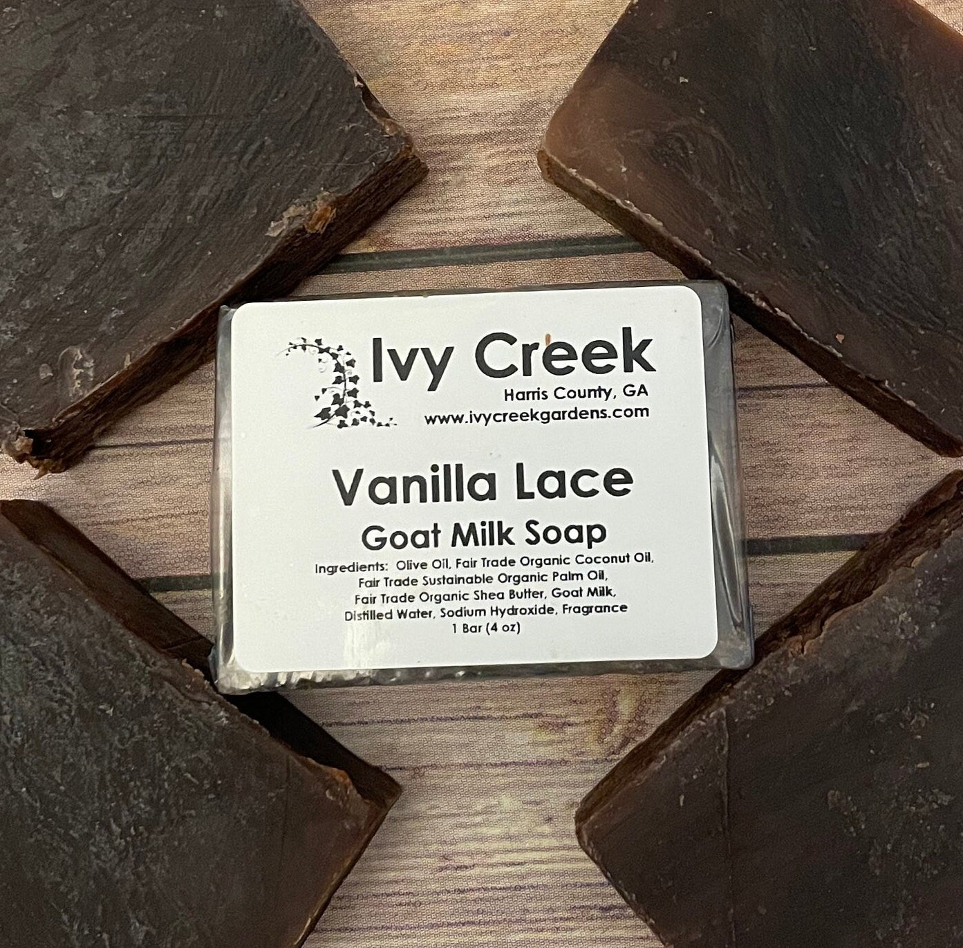 Vanilla Lace Soap | Goat Milk Soap | Moisturizing Soap | Luxurious Velvety Soap | Handmade | Small Batch | Natural Holistic Soap | 4 oz bar