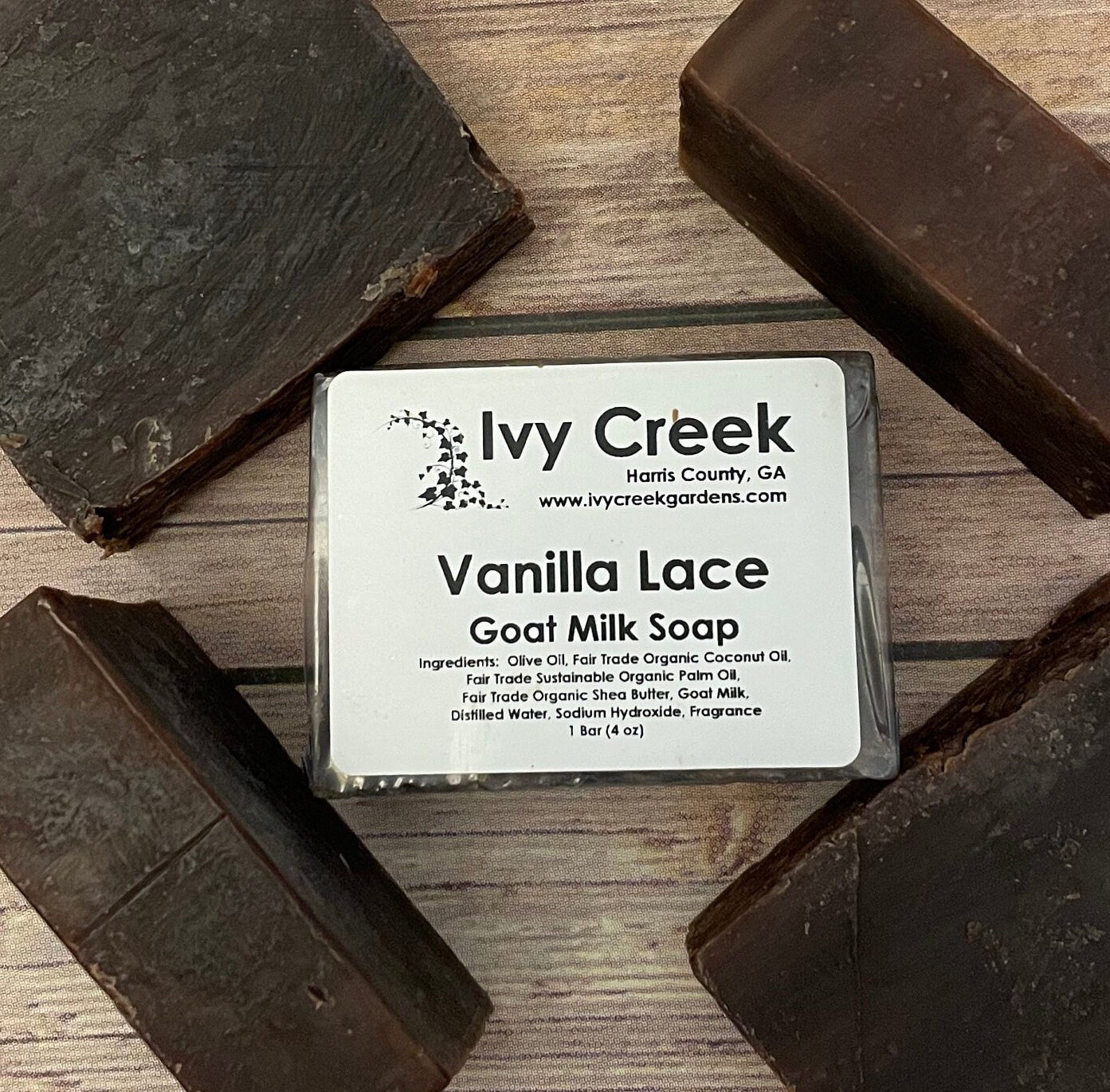 Vanilla Lace Soap | Goat Milk Soap | Moisturizing Soap | Luxurious Velvety Soap | Handmade | Small Batch | Natural Holistic Soap | 4 oz bar