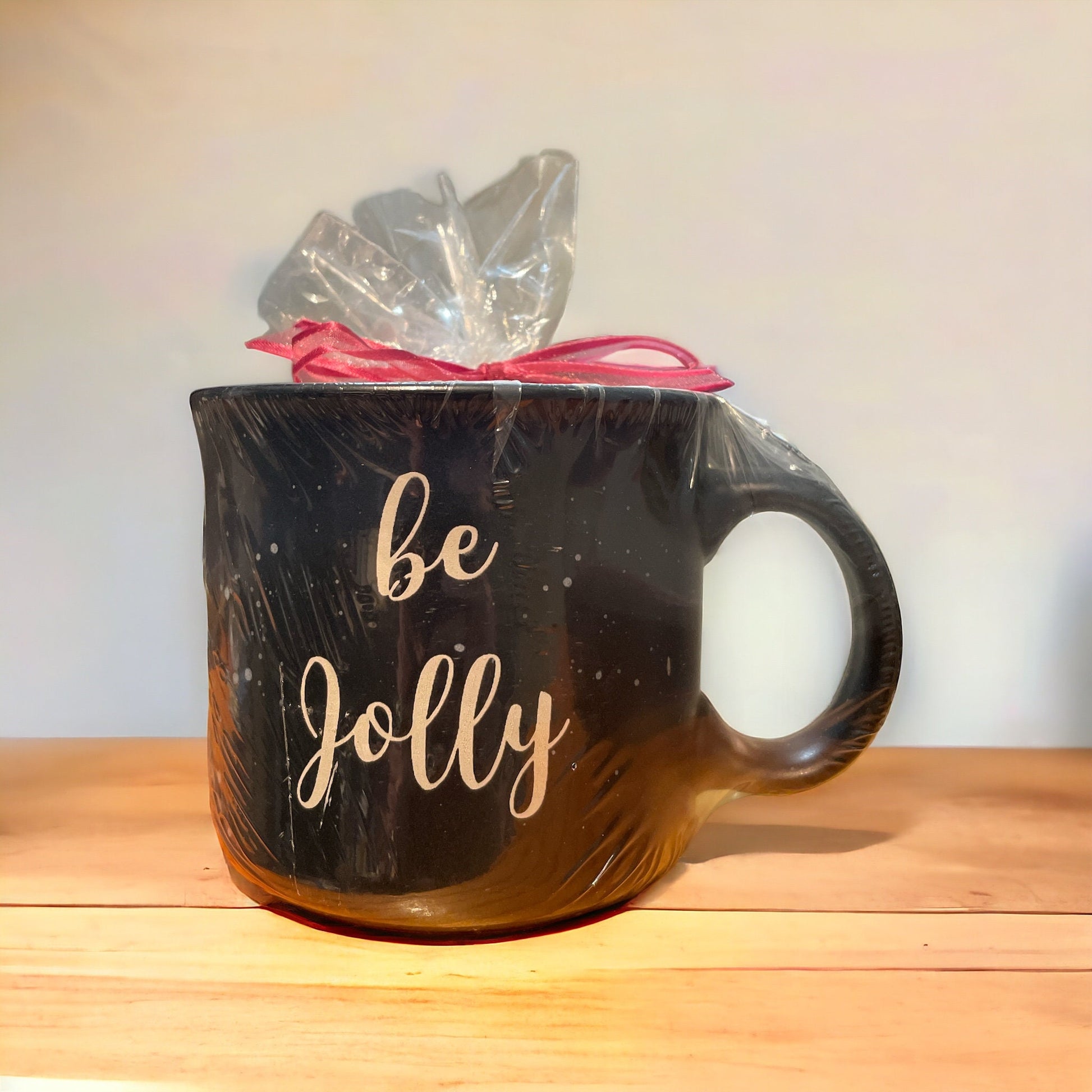 Be Jolly Dickens Christmas Candle | 14 oz Coffee Cup Candle | Soy Wax, Cotton Wick | Classic Holiday Scent