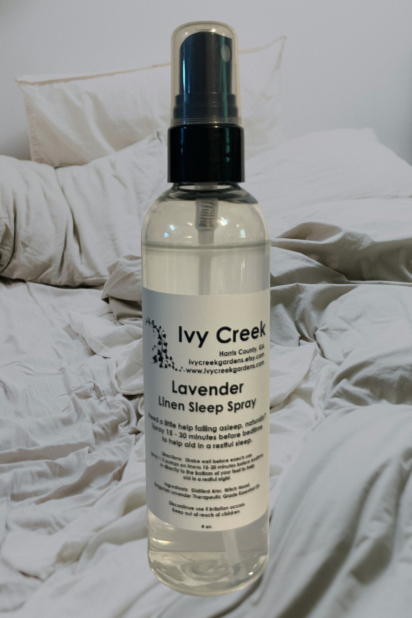 Sleep Spray | Pillow Linen Sheet | Chemical-Free Non-Habit Forming Natural Holistic Aromatherapy Mist Restful Peaceful Relaxation | 4 oz